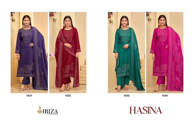 Hasina By Ibiza Viscose Pashmina Printed Dress Material Wholesale Price In Surat